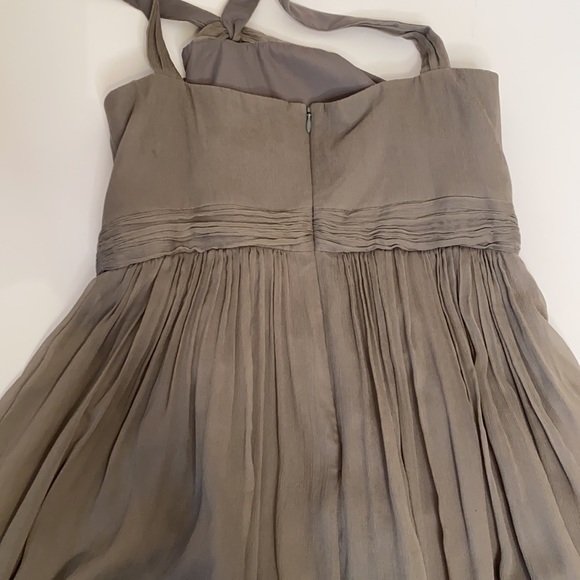 J Crew Halter Taupe Dress Size 8Petite - Picture 11 of 11